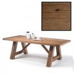 Bristol 220cm Dining Table In Solid Bassano Oak With 4 Legs