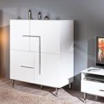 Letino I Sideboard In White High Gloss With 4 Doors