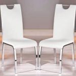 Martini Dining Chair In White Pair of Two Just For £129.95