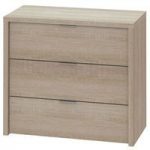 Ellington Chest Of Drawers In Oak With 3 Drawers