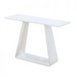 Astrik Console Table In White High Gloss