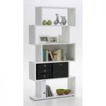 Kubi Shelving Unit In White With 5 Compartments