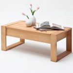 Victor Coffee Table In Core Beech With Lift Function