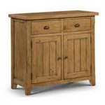 Dorset Compact Sideboard In Solid Pine With 2 Door And 2 Drawer