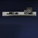 Starlight Wide Wall Mounted Display Shelf In White