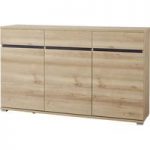 Lissabon Sideboard In Nobel Beech With 3 Drawers And 3 Doors