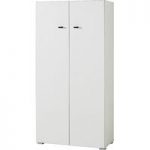 Montreal Home Office Cabinet Small In White With 2 Doors