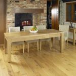 Artisan Wooden Extendable Dining Table In Oak