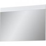 Adrian Wall Mirror In White With High Gloss Fronts