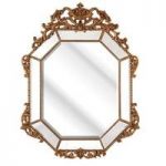 Rossini Wall Mirror In An Octagonal Gold Frame