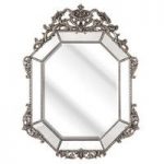 Rossini Wall Mirror In An Octagonal Silver Frame