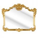Roccosin Over Mantle Wall Mirror In A Gold Frame