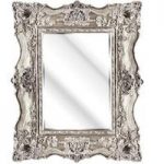 Montigo Ornate Wall Mirror In A Silver Frame