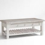 Opal Coffee Table In White Pine Farmhouse Style