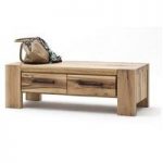 Sussex Hallway Bench Solid Wild Oak With Drawers