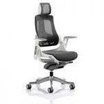 Zeta Executive Office Chair In Charcoal Mesh