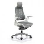 Zeta Executive Office Chair In Elastomer Grey