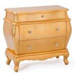 Baroque Style Chest Of Drawers Painted Gold