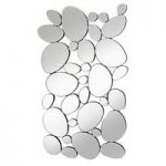 Rosie Decorative Wall Mirror Rectangular In Silver