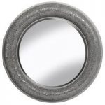 Kyra Decorative Wall Mirror Round In Silver
