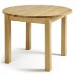 Robyn Extendable Dining Table Round In Solid Oak