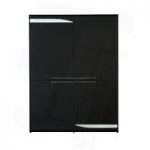 Merida Storage Cabinet In Black Lacquer With 4 Doors And LEDs
