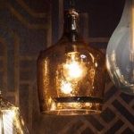 Carlton Ceiling Pendant In Blown Glass With Copper Hue