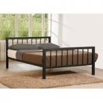 Metro Traditional Metal Bed In Black