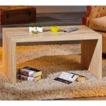Amulet Wooden Coffee Table Rectangular In Sonoma Oak