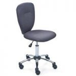 Pezzi Childrens Office Swivel Chair In Grey