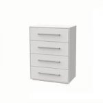 Armado Chest of Drawers In Gloss White With 4 Drawers