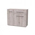 Armado Drawer Chest In Sand Oak With 1 Drawer And 2 Doors