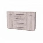 Armado Sideboard In Sand Oak With 4 Drawers And 2 Doors
