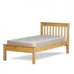 Chester Wooden Bed In Waxed Pine