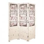 Optical Contemporary Room Divider In Vintage Look