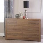 Mariona Wide Chest of Drawers In Oak With 4+3 Drawers
