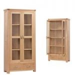 Empire Wooden Display Cabinet With 2 Doors And 2 Drawers