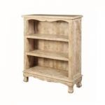 Crofton Bookcase In Acacia Wood With Shelves