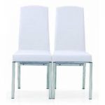 Hilary White Dining Room Chairs in A Pair