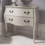 Addison Chest of Drawers In Grey With 2 Drawers