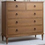 Emery Chest Of Drawers In Weathered With 5 Drawers