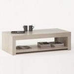 Malvern Wooden Coffee Table In Acacia With 1 Shelf