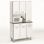 Ardent Storage Cabinet In White And Grey With 6 Doors