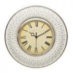 Arco Vintage Style Wall Clock Round In White