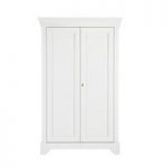 Trexus Wooden Storage Cabinet In White With 2 Doors