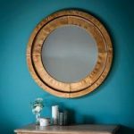 Brogan Decorative Wall Mirror Round In Gold