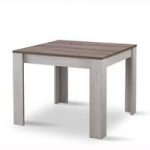 Alpina Dining Table Square In Oak With Distressed Effect Top