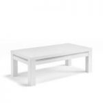 Gloria Coffee Table In White High Gloss With Crystal Details