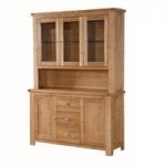 Solero Buffet Display Cabinet Large In Ashwood With 5 Doors
