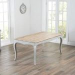 Marco Wooden Dining Table Rectangular In Acacia And Grey